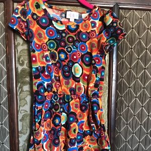 Girls size 6 LulaRoe dress